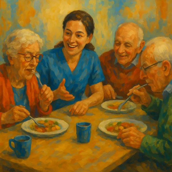 Mahlzeitenintervention bei Menschen mit Demenz