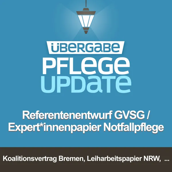 Referentenentwurf GVSG / Expert*innenpapier Notfallpflege